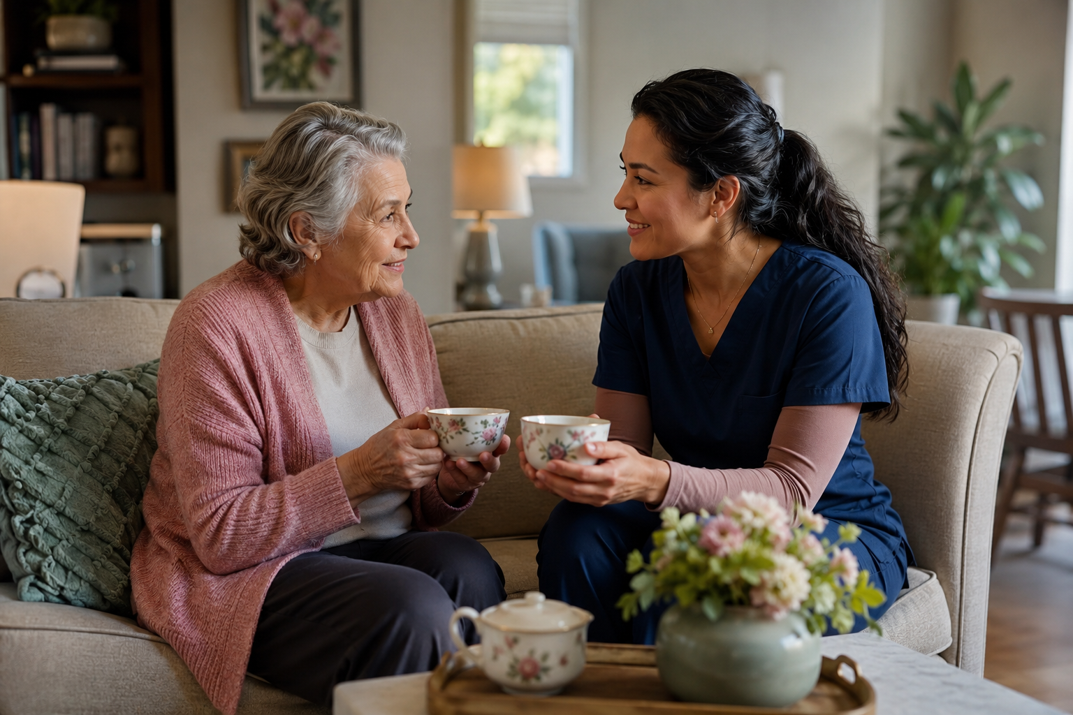 Time to Talk — Conversation over a cup of tea.