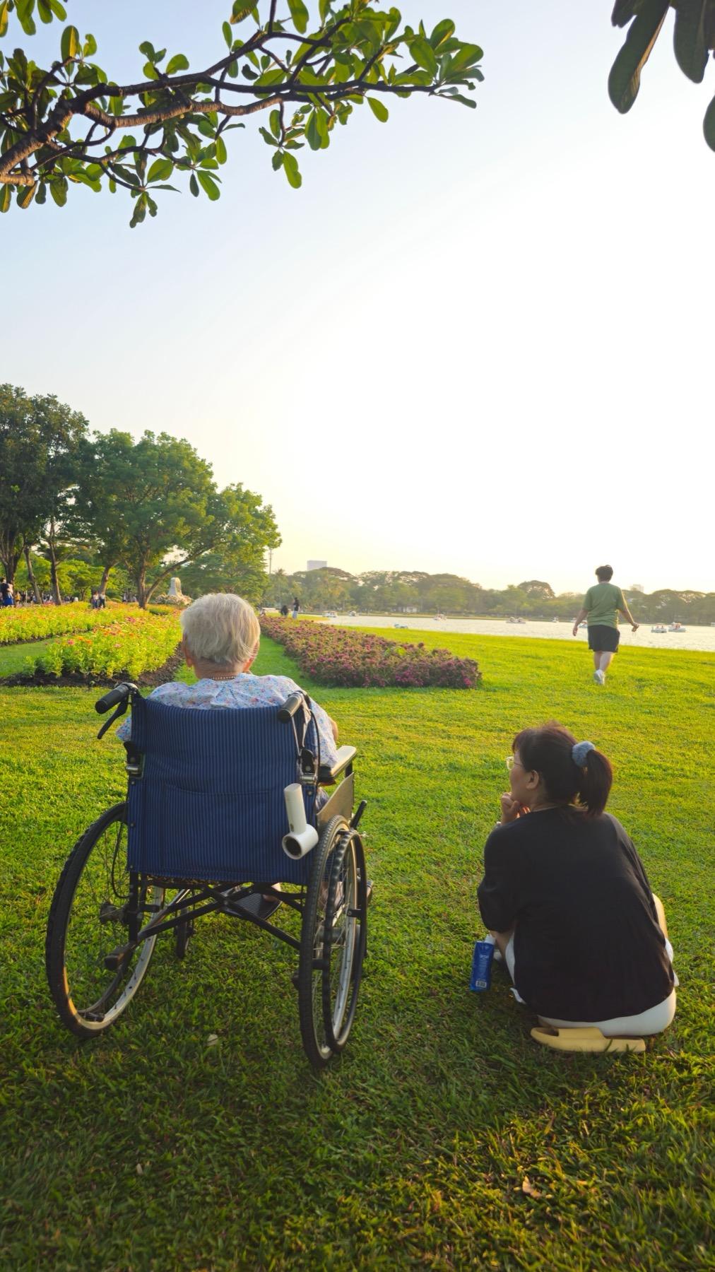 Quiet Outdoor Time — Peaceful moments outside.